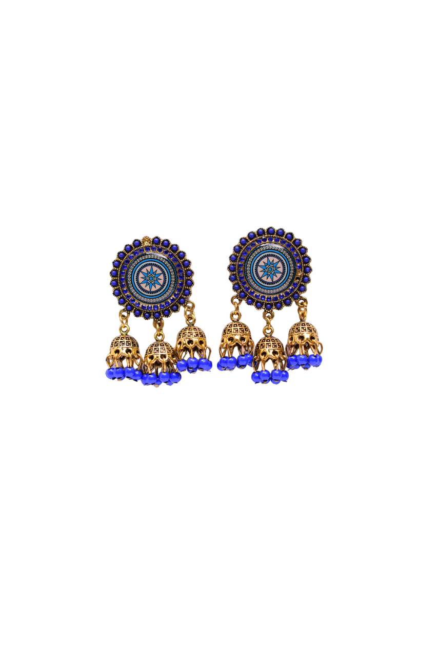 Namokriti Elegant Boho Statement Earrings- Handcrafted for Festive & Wedding Wear